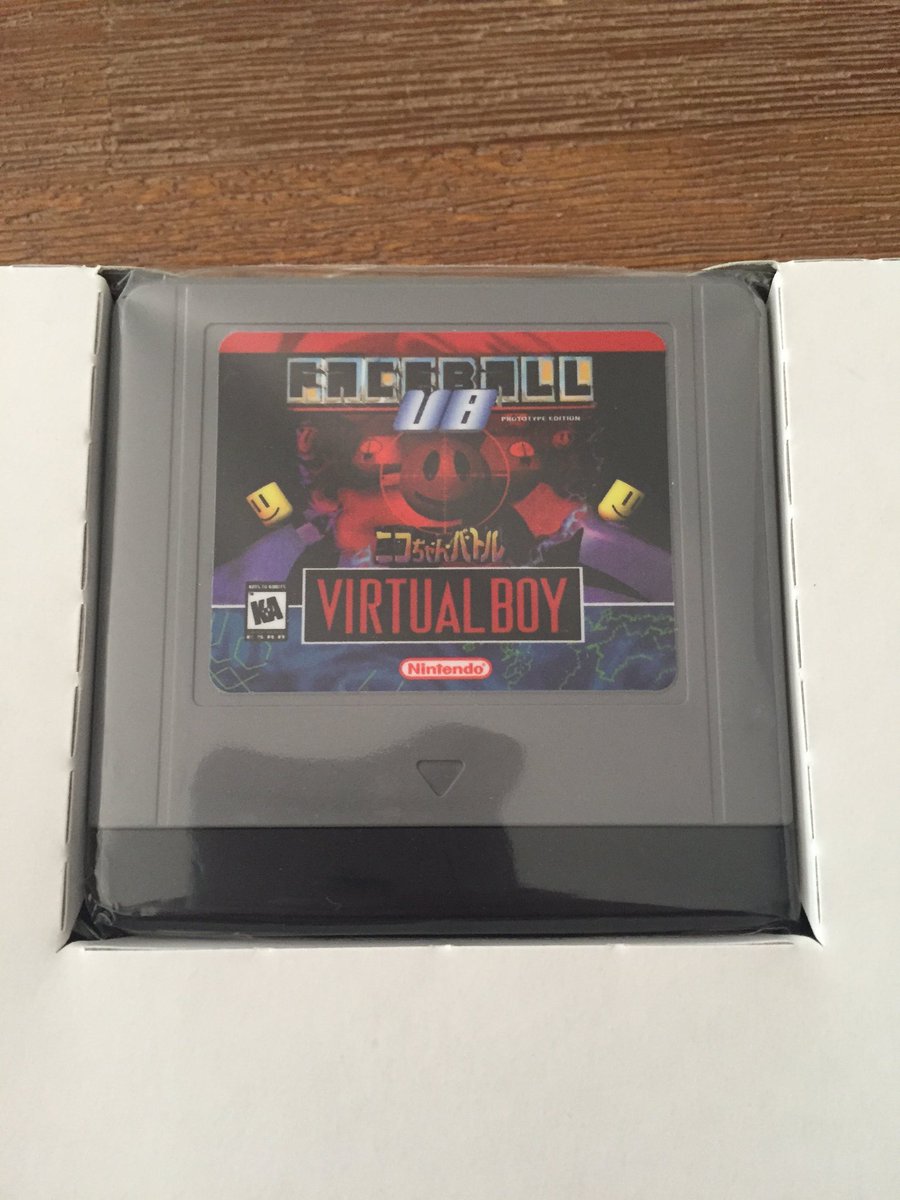 WeirdAndRetro's tweet photo. @alansbrown @videogamesblog @retromonger11 @Candi_CGS @RETROTOYING @gamesyouloved @grumpyretros @RetroGames_HQ @RetroBoyJon VERY Cool!! :D I sold my boxes Virtual Boy and all loose games a couple of years back but I still kept this little rare gem: #Faceball https://t.co/muug6YG19L