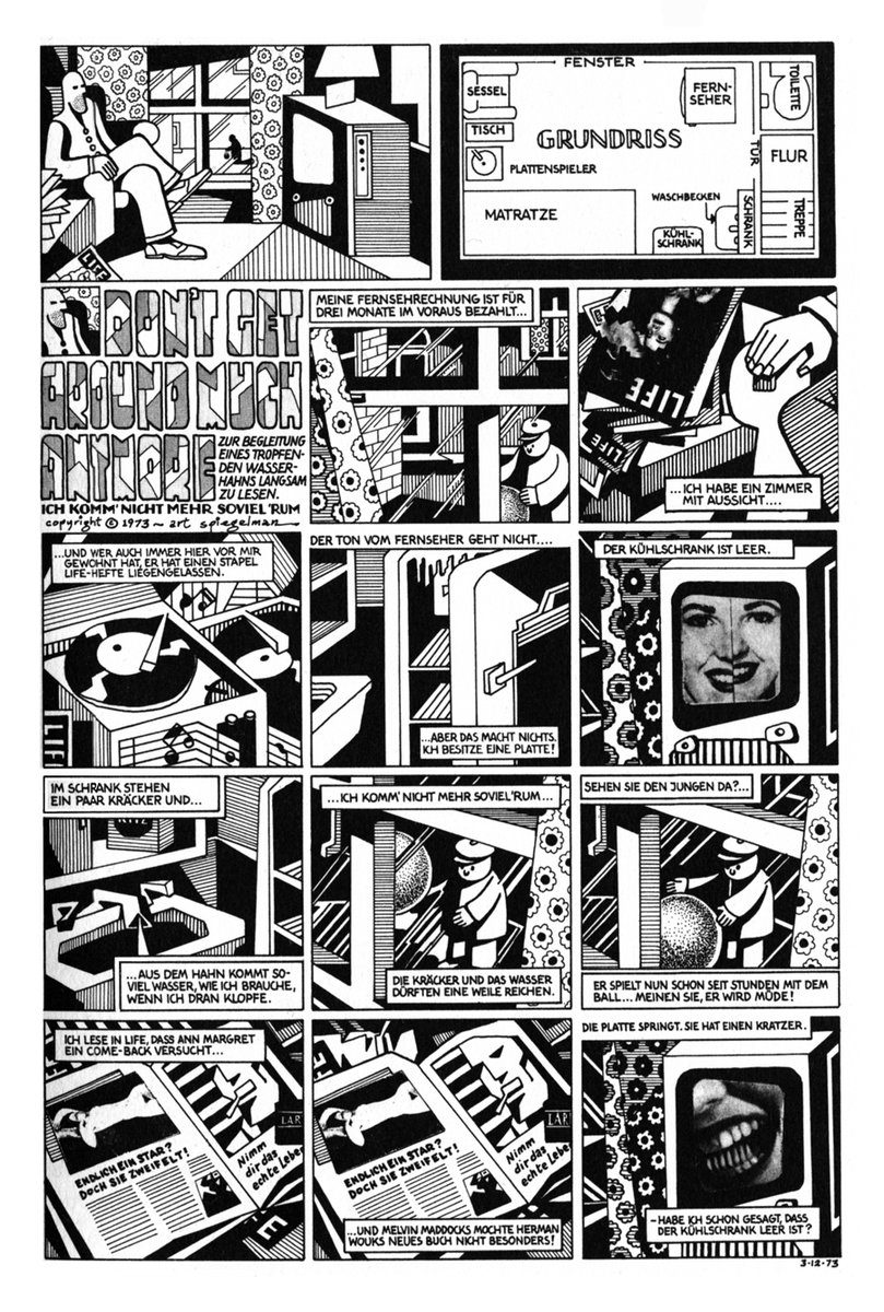 Breakdowns by Art Spiegelman - THE gold standard for experimental comics. Full of humor, innovation, pornography, fourth wall breaking, cubism, murder, satire, and other fun stuff!