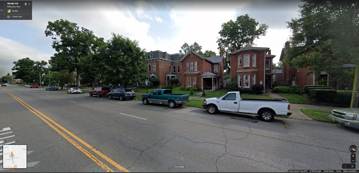 Just to the south of downtown is Chillicothe's Old Residential District, which is on the National Register of Historic Places. It was some great residential streets with old homes that date from the early-mid 1800s