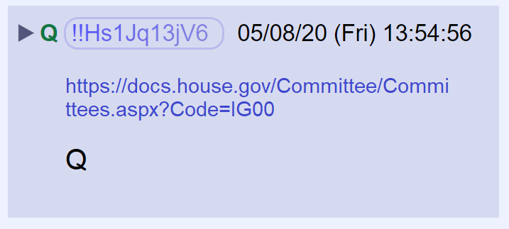 91) Q posted a link to more declassified transcripts of congressional testimony.Some of these transcripts were previously released but there are new ones that pertain to the House impeachment investigation.