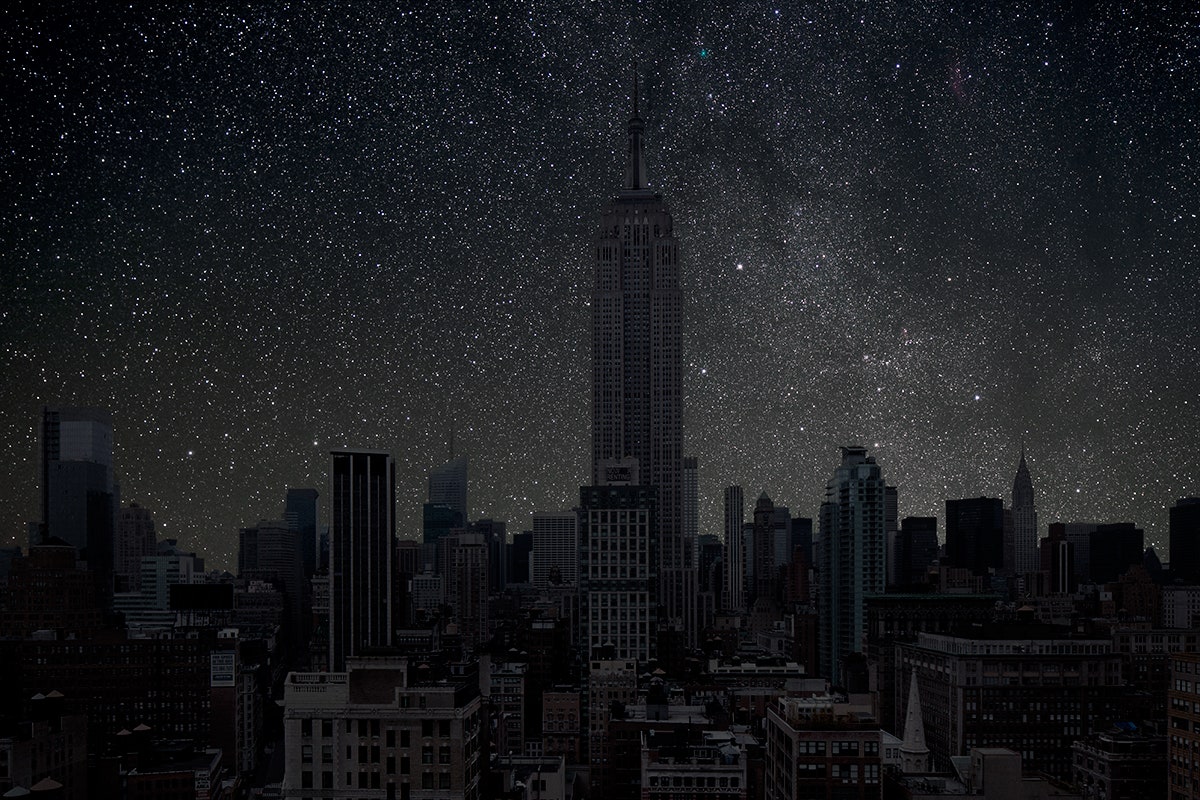 WIRED's tweet photo. New York. San Francisco. Rio De Janeiro. Shanghai.

These still, dark landscapes offer a glimpse of what the world's largest cities would look like if only lit by the stars: https://t.co/wkgDcj1VSV
📷: Thierry Cohen https://t.co/CDT4tVuN9v