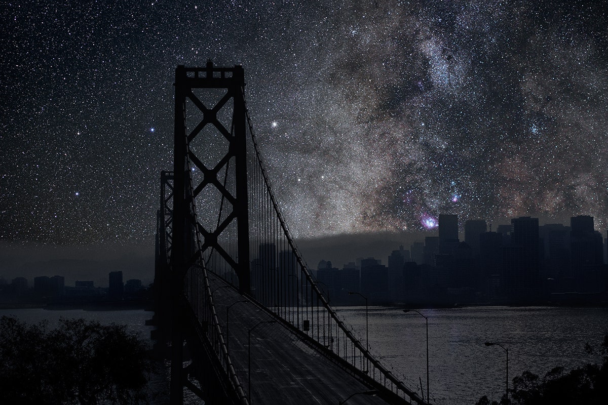 WIRED's tweet photo. New York. San Francisco. Rio De Janeiro. Shanghai.

These still, dark landscapes offer a glimpse of what the world's largest cities would look like if only lit by the stars: https://t.co/wkgDcj1VSV
📷: Thierry Cohen https://t.co/CDT4tVuN9v