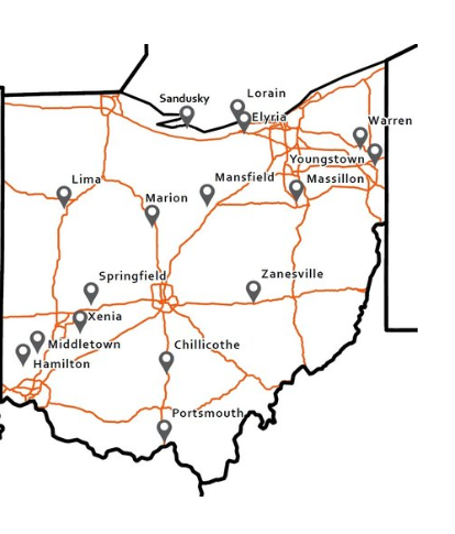 Like Portsmouth, Chillicothe is part of  @GreaterOhio's Reinvention Cities Network. The city has a long history of manufacturing, most notably in paper, which has declined since the mid-20th century, & the city has thus had some struggles  https://www.greaterohio.org/reinvention-cities