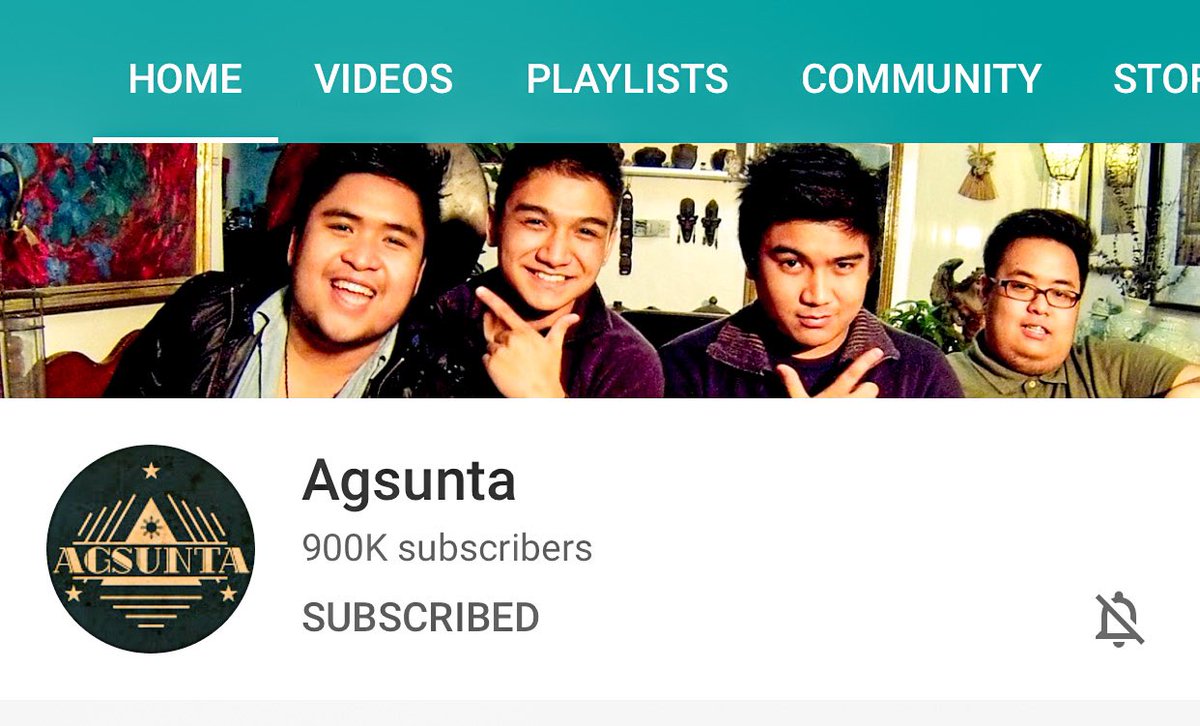 Agsunta's tweet photo. Nang galing sa mga simpleng batang nangangarap na marami ang maabot at ma touch ng kanilang musika, from the bottom of our hearts...
Maraming maraming salamat po ๐
HAPPY 900K TEAM AGSUNTA ๐ค๐ป๐
Thank you G, para sayo to โ๐ปโ๐ปโ๐ป
#TeamAgsunta https://t.co/RfS1QeCY3d