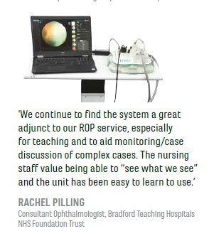 SpectrumOphtha1's tweet photo. Thank you to @miss_pilling Paediatric Surgeon @BTHFT for sharing with us why #forusneo has been of benefit to their #ROP service
#monitoting #staffeducation #easytouse #empowering #ropscreening #widefieldimaging #pediatriceyecare #retinopathyofprematurity #prematurebabies https://t.co/4Jfv4jVaxh