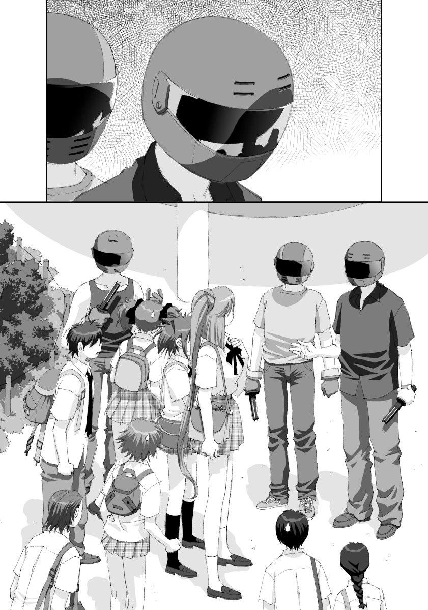 「ボクのふたつの翼」から、台詞フキダシ無し絵、その,37
この漫画はペン入れした原稿(線画)をスキャナーでMacに取り込んでPhotoshopで彩色から仕上までしています
時々格闘シーンとかありますが、そーゆーの慣れてないので、アクションっぽいなーとか脳内補完して見て下さるとありがたいです(˘_˘") 