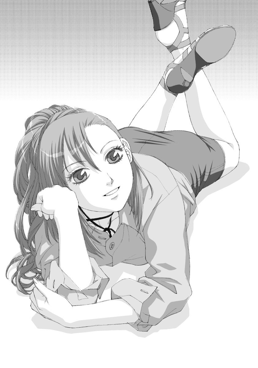 「ボクのふたつの翼」から、台詞フキダシ無し絵、その,37
この漫画はペン入れした原稿(線画)をスキャナーでMacに取り込んでPhotoshopで彩色から仕上までしています
時々格闘シーンとかありますが、そーゆーの慣れてないので、アクションっぽいなーとか脳内補完して見て下さるとありがたいです(˘_˘") 