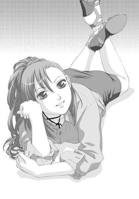 「ボクのふたつの翼」から、台詞フキダシ無し絵、その,37
この漫画はペン入れした原稿(線画)をスキャナーでMacに取り込んでPhotoshopで彩色から仕上までしています
時々格闘シーンとかありますが、そーゆーの慣れてないので、アクションっぽいなーとか脳内補完して見て下さるとありがたいです(˘_˘") 