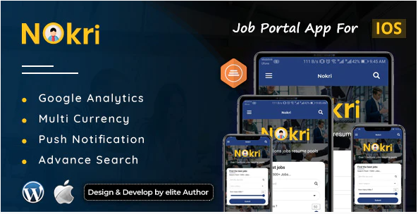 OpportunitiesWP's tweet photo. Nokri Job Board Native IOS App is an advanced job board Native App. It contain features including Google Analytics, Multi Currency. Push Notification and Advance Search.
#JobPortal #JobSearch #JobsApps
Available at Codecanyon⏬
https://t.co/HUIfwx7xds https://t.co/m1c8p22l4g