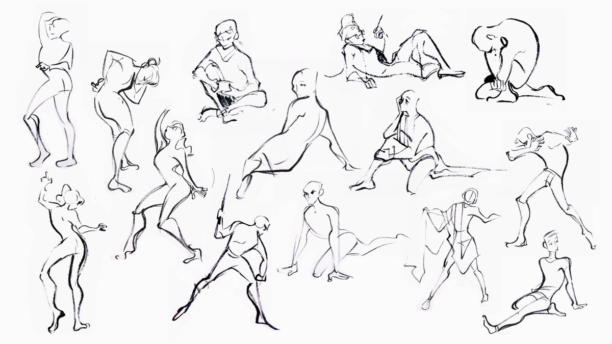 thought itd b fun to post these but lots n lots of gestures i did over the course of the sem! 