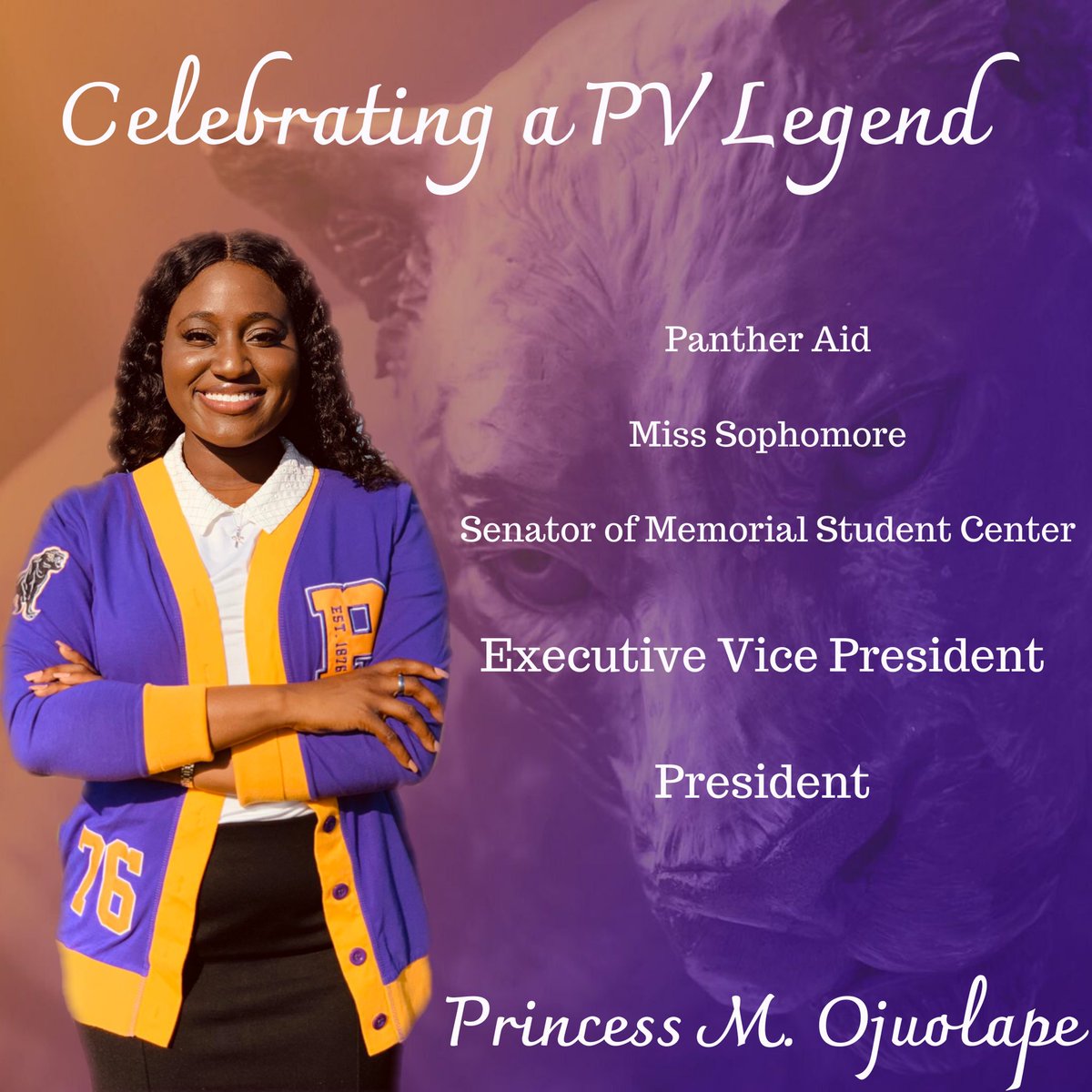 PVAMUSGA's tweet photo. Thank You, Legendary Administration! #WeGoLegend @pvamu https://t.co/b39sOa6Waz