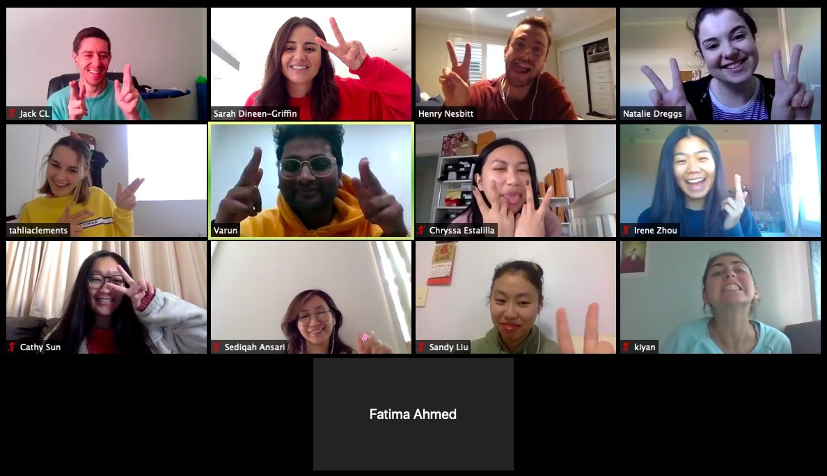 sarahdgriffin's tweet photo. Who ever said Therapeutics PBLs were boring?! Changing it up with my second year MPharms on Zoom this morning talking all things #rheumatoidarthritis (and having a little fun) ๐#casualontopbusinessonthebottom https://t.co/hR30i9Couz