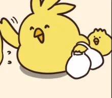 @debu_dori 子どもがいるのにヒヨコw 