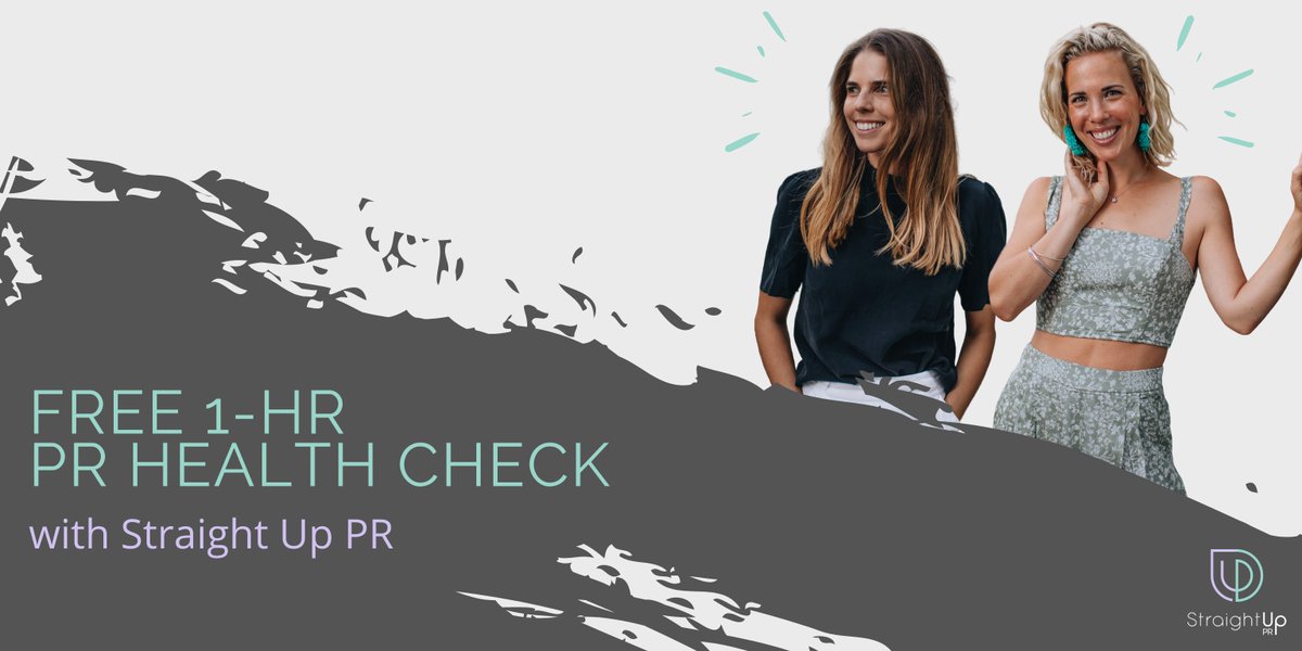 StraightUpPR's tweet photo. We’re so excited to announce the launch of our FREE 1-Hr PR Health Checks. We’ll share proven PR strategies &amp; tactics that you can implement today for your brand. Get in quick to book a consult with either Hannah or Nastasia, spots are limited https://t.co/u3iS8uK32T https://t.co/Lq3tHXgFZH