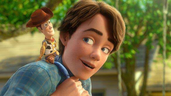 Andy, well he is like, how can I explain, him and woody= happiness 