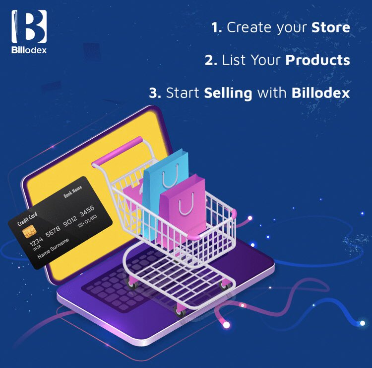 Billodex's tweet image. Start selling online with Billodex today!
