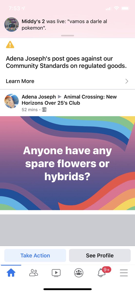 IslandlifeGmng's tweet photo. #seriouslyfacebook? #ACNH #FB #imnotadruglord #leavemygroupalone #thisisanimalcrossing #AnimalCrossingNewHorizons #stopeiththesrrikesfacebook #wearetradingingsmeitems #amotheronebitesthedust #5thfbstrike #THİSİSANANİMALCROSSİNGGAME #FFS #AnimalCrossing25OversClub #leaveusbee https://t.co/f9SIdURtO5