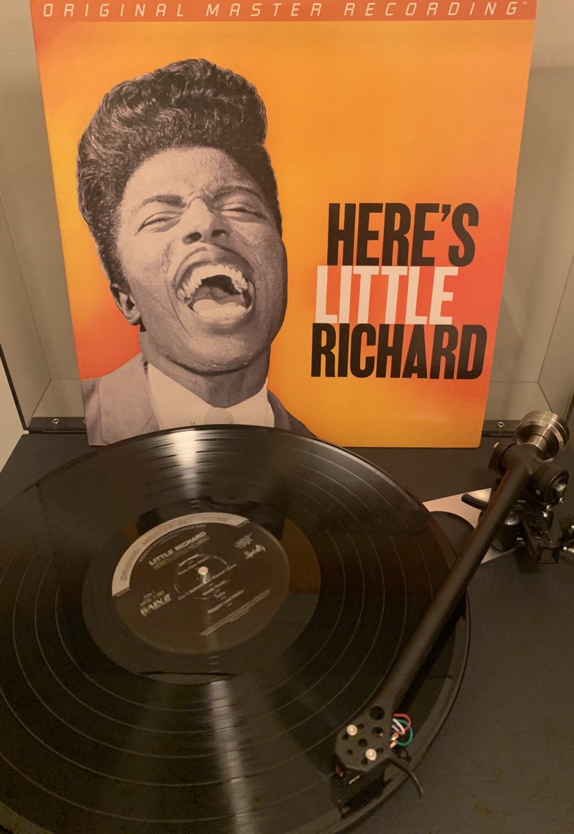 Eyeneer's tweet photo. Saddened by the news of #LittleRichard and celebrating his music. He embodied the true spirit &amp; soul of #rocknroll, no question. #vinyl https://t.co/KwYupmrL5k