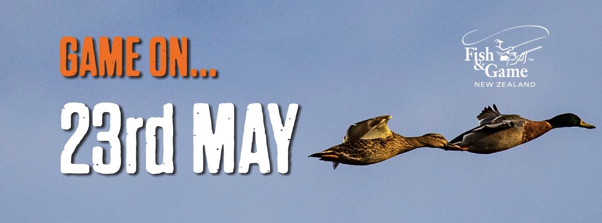 Game bird hunters have waited patiently, and now we can confirm that 23rd of May will mark the start of the 2020 game bird season and you will once again be amongst the action at your favourite hunting spot. 

fishandgame.org.nz/news/game-on-d…