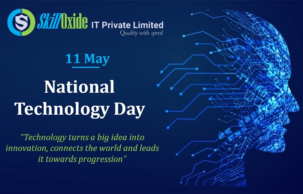 SkillOxid's tweet photo. National Technology Day observed on May 11

The day marks the anniversary of Pokhran Nuclear Tests (Operation Shakti) of 1998 and also India's progress in field of science and technology.
#skilloxide #clubdexterity #anantsambhavna #nationaltechnologyday #may11 #pokhran https://t.co/EBWDVd8enA