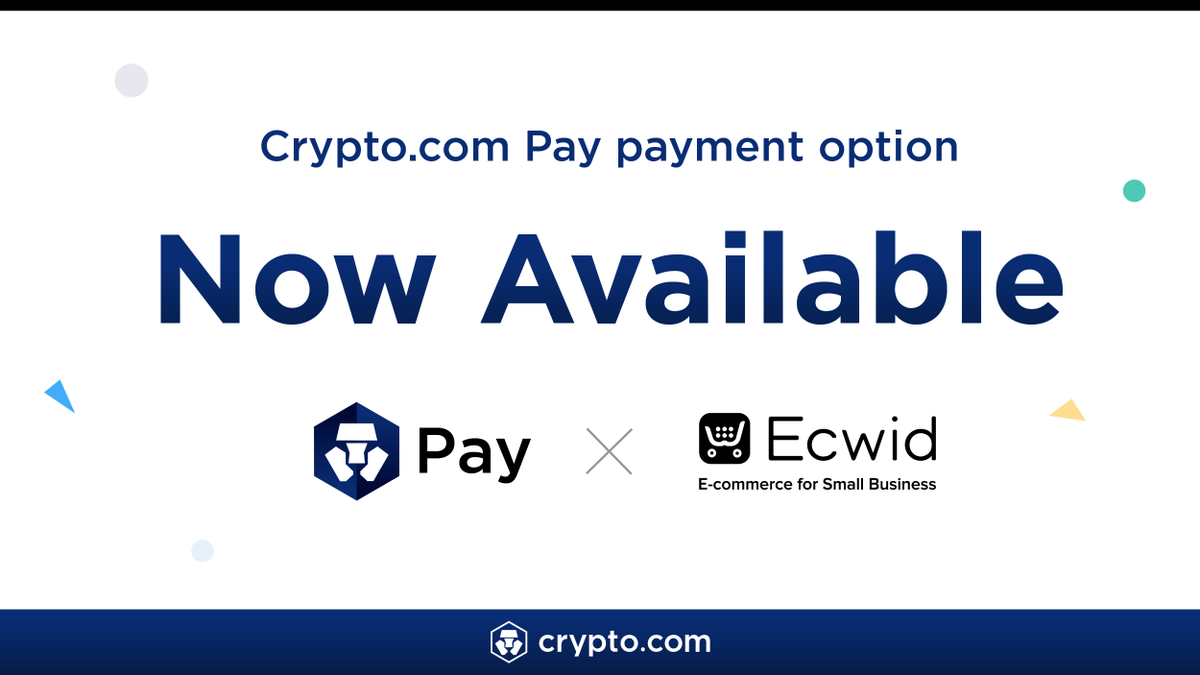 Crypto.com Pay Checkout plugin is now available for over 1 million <a href="/ecwid/">Ecwid by Lightspeed</a> merchants🛒! No fees for crypto payment processing for the first 6 months🤩. Full details: blog.crypto.com/pay-checkout-p… #PayWithCRO #CryptoComPay #PayEverywhere #CRO