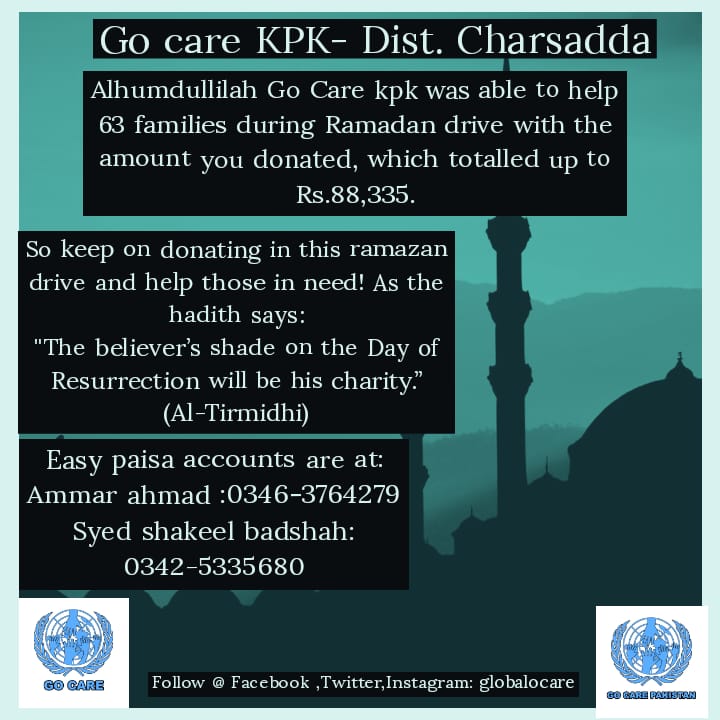 globalocare's tweet photo. You can make a real difference! 
No donation is too small, so keep on donating in this ramazan drive, and help those in need.  

#gocare #corona_pandemic #ration_drive #corona_virus_awarenes_and_prevention

Thankyou for all your support. https://t.co/RJyvoUNATr