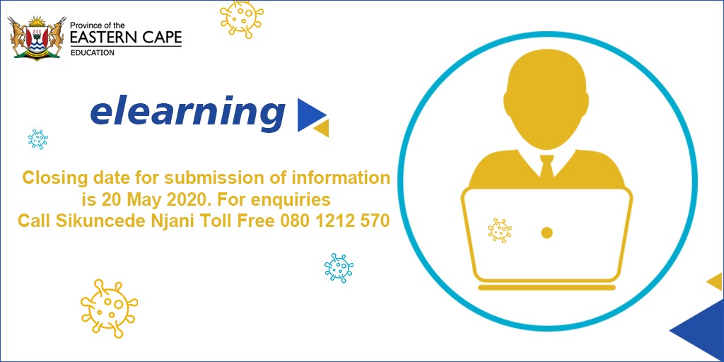 ECDOEZA's tweet photo. REMINDER:

Grade 12 learners are encouraged to send their details to elearning@ecdoe.gov.za or call us if they experience problems 

#Siyafundisa https://t.co/WO8dyDxw5V