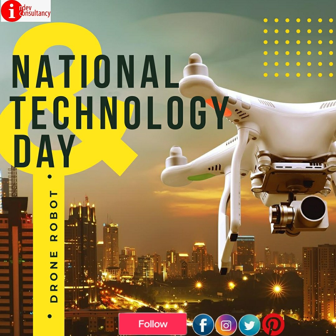 Indevconsultant's tweet photo. “Let’s salute our scientists for their services & achievements in the field of Science & Technology.” – Happy National Technology Day
#indev #indevconsultancy
#technology #tech #drone #robot #innovation #engineering #science #design #electronics #android #software #programming https://t.co/EsesuvHVwA