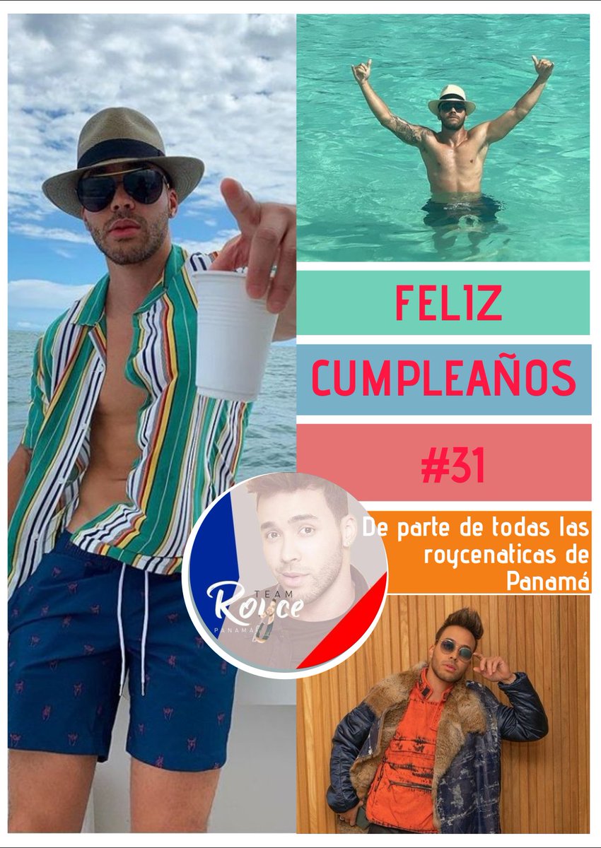 TeamRoycePty's tweet photo. HOY ESTAMOS DE FIESTA🥳🥳
Queremos desearle un feliz cumpleaños a nuestro príncipe más querido @princeroyce 🥰 
Una persona que siempre vamos amar y apoyar por su talento, carisma, sencillez, alegría y por todas las cosas hermosas que lo hacen ser el gran Prince Royce 😍🤴🏻 https://t.co/gjpSZ4oxSs