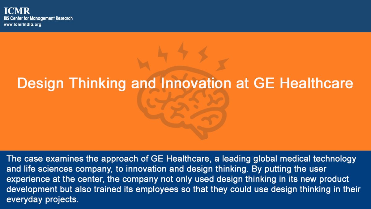 caseresearch's tweet photo. Design Thinking and Innovation at GE Healthcare
https://t.co/TEDwCSRLjO
#Newproductdevelopment #Designthinking
#Designphilosophy #Customercentricity #userexperience #Innovation #Innovationculture #StrategicCapabilities #Healthcare #onlineclasses #casesonline #teachonline https://t.co/e23nukqRHN