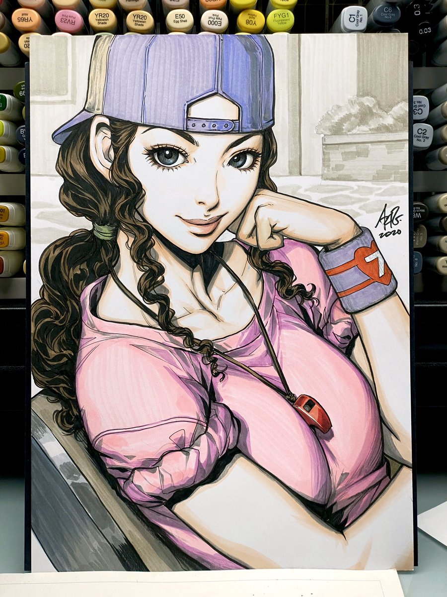 Artgerm's tweet photo. Here is the nostalgic Ayako from #slamdunk #ayako https://t.co/N8K0t82I3Q