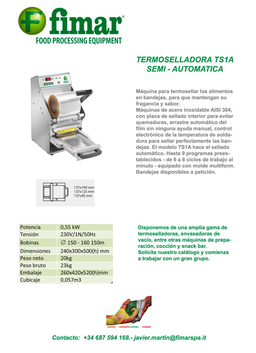 vhosteleria's tweet photo. La firma italiana Fimar Group ha preparado un pequeño documento con varios equipos que son de bastante utilidad para que la hostelería se vuelva a reinventar pueda seguir adelante. https://t.co/QTkC80KZMI https://t.co/WeFfvFIHCC
