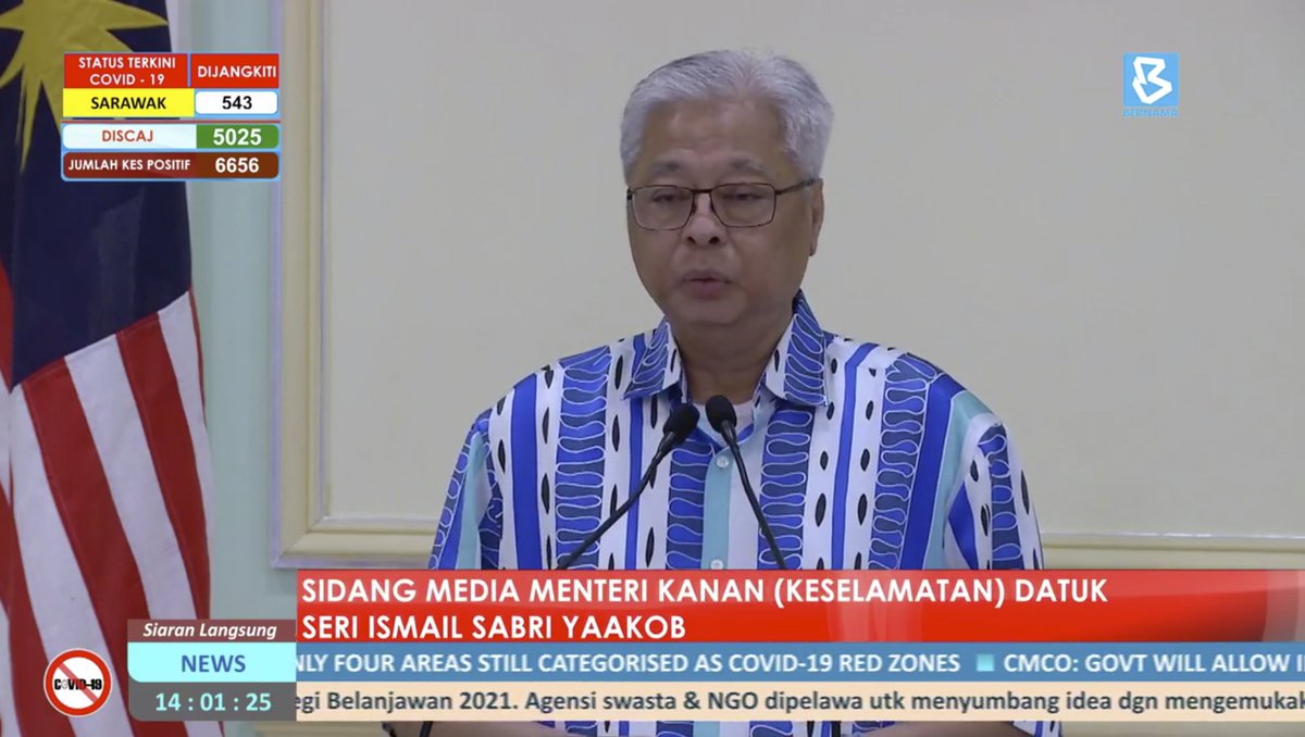 Bernama On Twitter Langsung Sidang Media Perkembangan Terkini Berkenaan Pkpb Oleh Menteri Kanan Kluster Keselamatan Datuk Seri Ismail Sabri Yaakob Pada 11 Mei 2020 Https T Co Kdhl30k0bv Https T Co Co61izjfr1