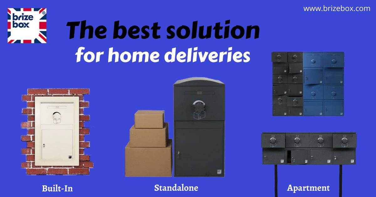 Brizebox's tweet photo. Brizebox Parcel-Drop-Boxes give you the freedom to buy online and not have the hassle of waiting around or missing important deliveries.

Own your own parcel delivery box: https://t.co/LOL6olgDd5

#StayHomeStaySafe #StayHome #COVIDー19 #porchpirate #packagetheft #packagesstolen https://t.co/iWABAVFHhZ
