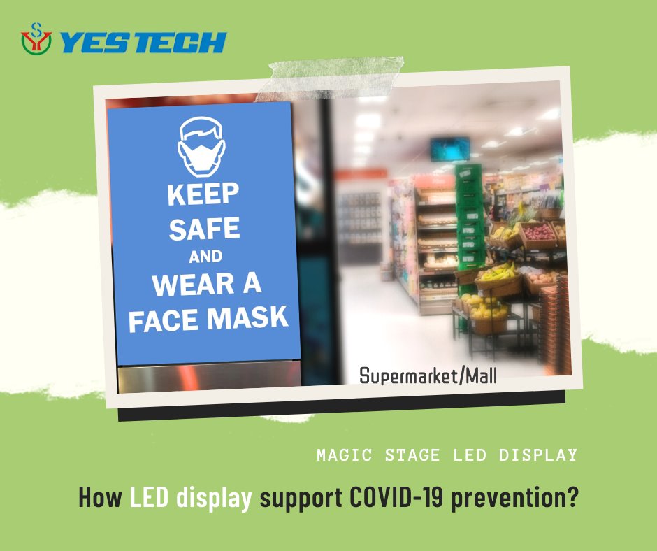 YESTECH_LED's tweet photo. Look these pictures to know what LED display can do for COVID-19 prevention during this period?
Making good use of LED display and taking helpful info to everywhere.

#covid19 #coronavirus #YESTECH #LEDdisplay #LEDscreen #stayhome #keephealthy https://t.co/7XM5Q6Bof7