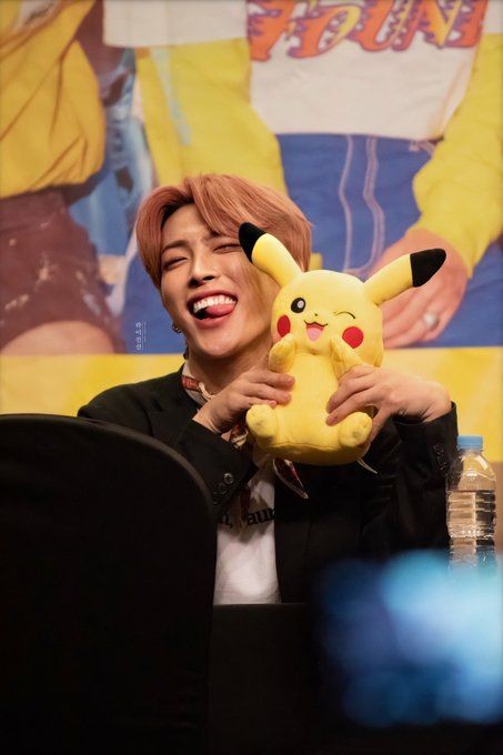 fck it , hongjoong as pikachu :-  @ATEEZofficial -