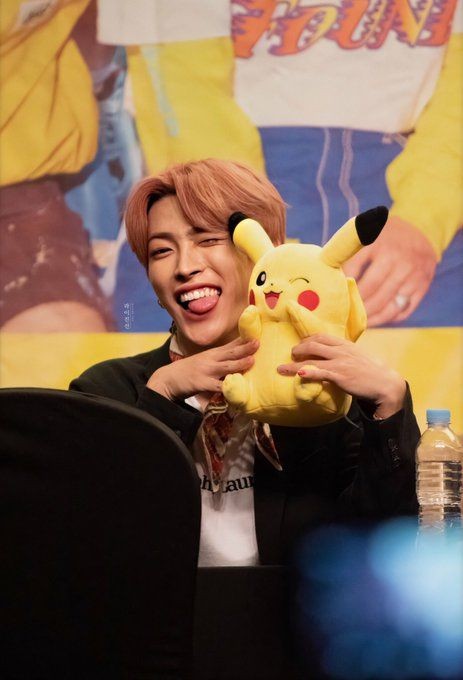 fck it , hongjoong as pikachu :-  @ATEEZofficial -