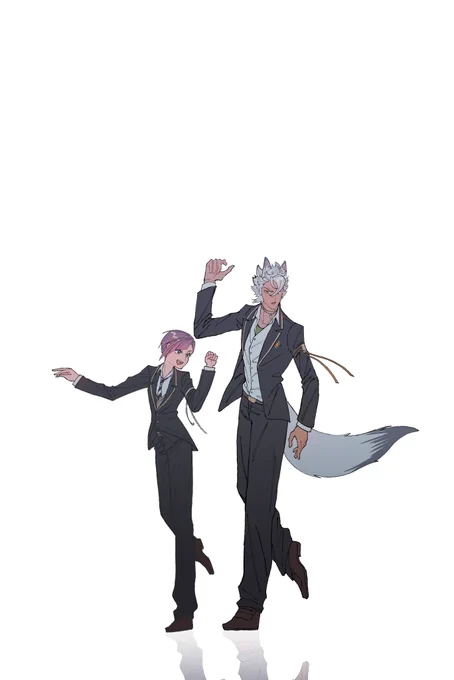 #twstプラス 
仲良く踊ってくれ～～～～?? 