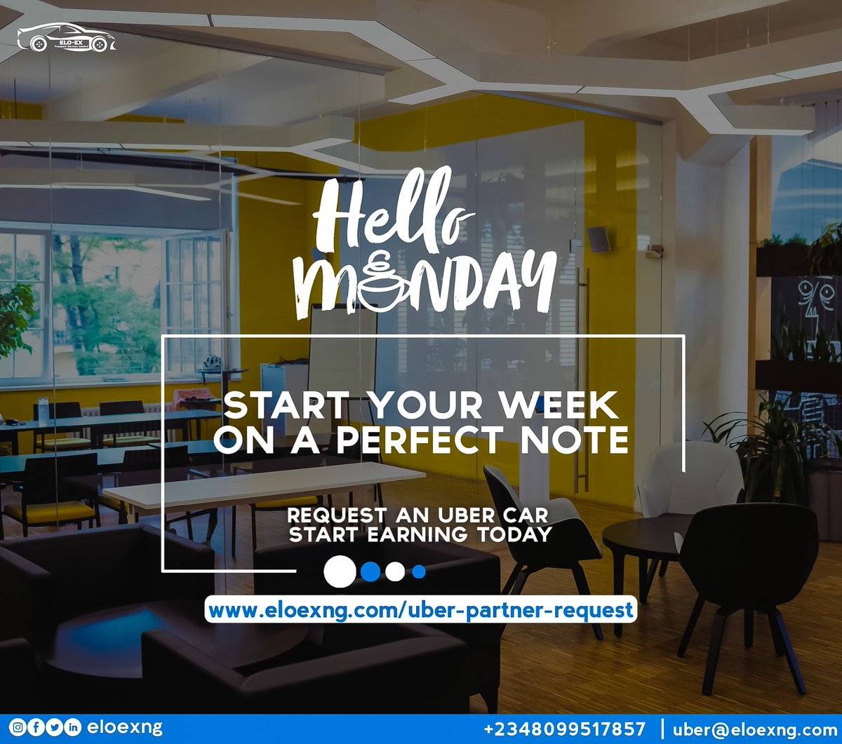 eloexng's tweet photo. Start the week on a perfect note, request an Uber car &amp; start earning now!, visit https://t.co/VhDTsbeGuZ now. #MondayVibes #MondayMood #MondayMood #earnmoney #Opportunities #lagos #uber #uberLagos #week #earnings #BusinessMotivation https://t.co/6LFBgg0jc5