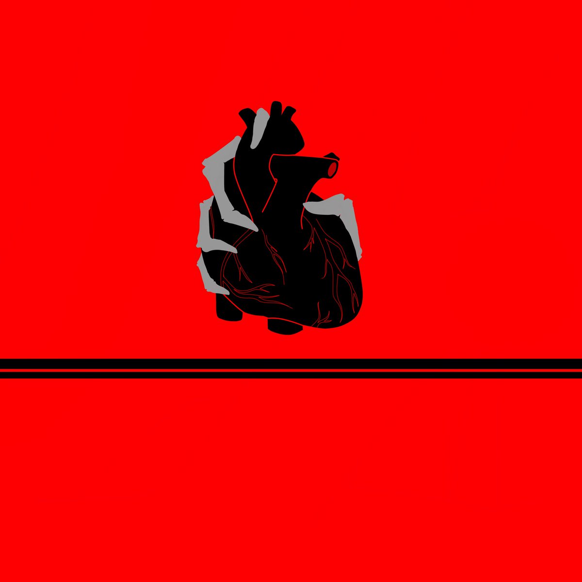 絵を描くヤベーやつ M S ロゴ 心臓掌握 グラスプ ハート ロゴ Logodesign Logo オーバーロード Overlord