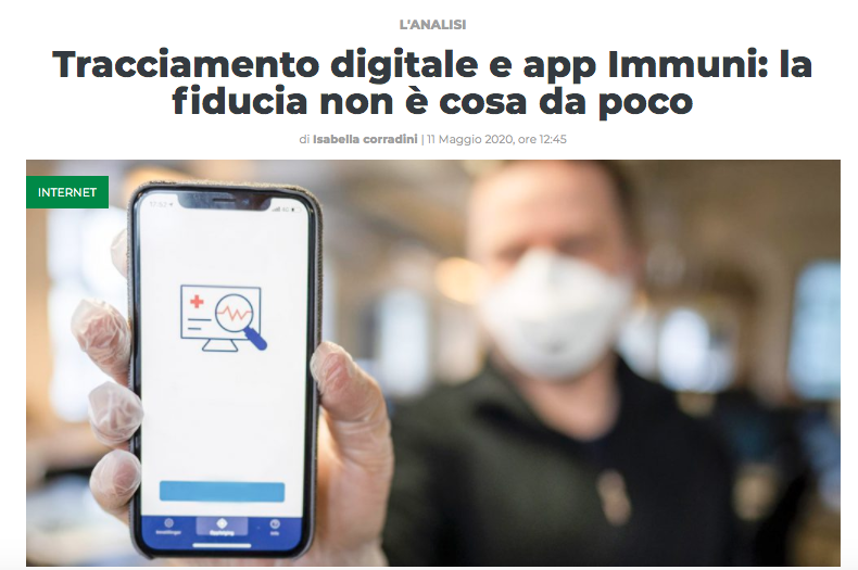 Key4biz's tweet photo. L'articolo di @isabcor su Key4biz: https://t.co/y2F5GXgCBz

#Immuni #Tracciamentodigitale #Privacy https://t.co/wQ74t6ucYj