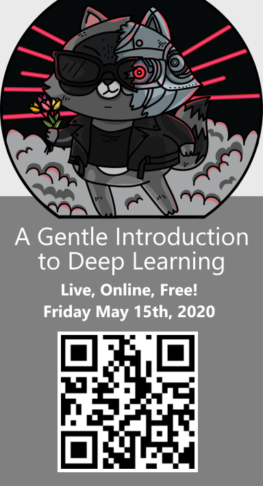 Well that didn't take long! My good friend <a href="/CreativePeNo/">Peter Nowak</a> is registration #100 for A Gentle Introduction to Deep Learning :)