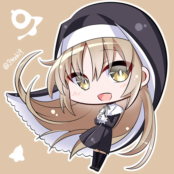 VチューバーSDシリーズ⑨ #シスター・クレア #描いたよクレアさん #にじさんじ 