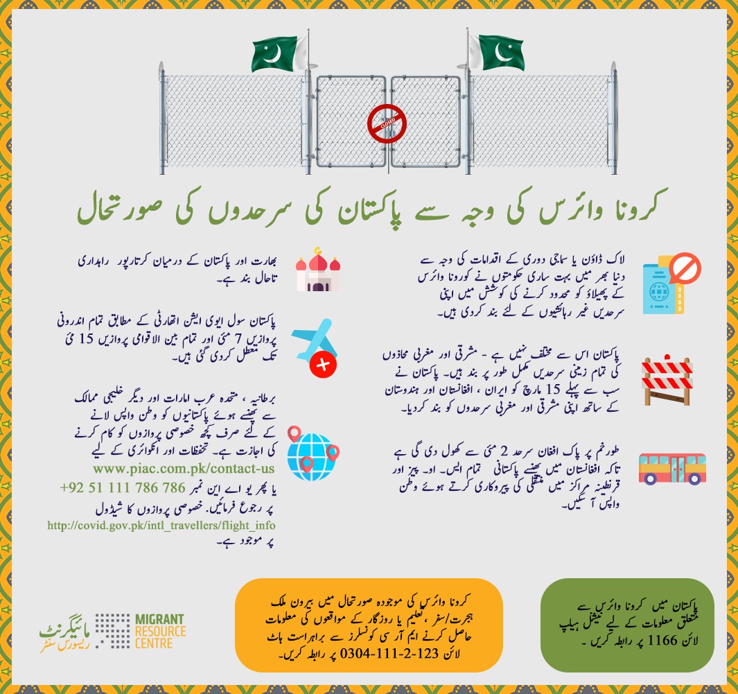 mrc_pak's tweet photo. کرونا وائرس کی وجہ سے بہت سے پاکستانی بیرونی ممالک میں پھنسے ہوئے ہیں، ان پاکستانیوں کو کیا کرنا چاہیئے یہ جاننے کیلئے دیھکیئے یہ خصوصی ویڈیو۔ #Coronavirus #Covid19 #StayAtHome #MRC #migrantshealth #legalmigrationonly #migrantssupport https://t.co/LkwqXMODFV