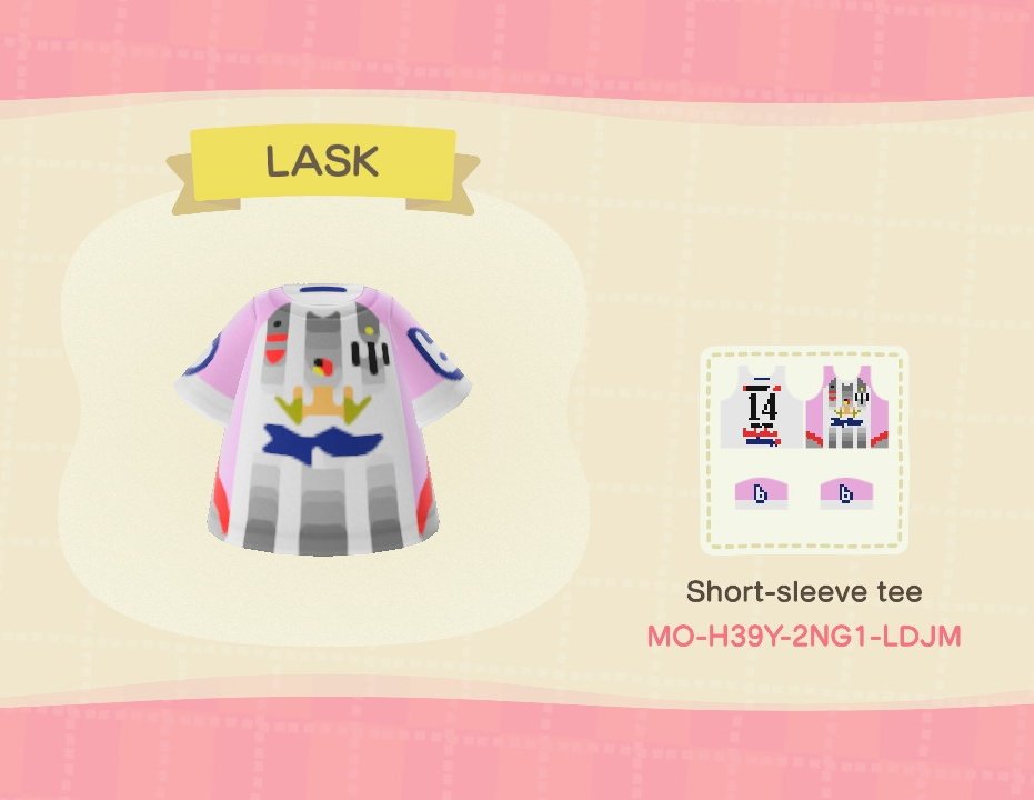 OtherBundesliga's tweet photo. How about this @LASK_Official 2020 home shirt!? 

The 🇦🇹 #Bundesliga is all over @animalcrossing now!

Download code for #LASK fans below ⬇️

#ACNHDesigns #ACNH #AnimalCrossingNewHorizions
#ForzaASK https://t.co/vQKrwgygpY