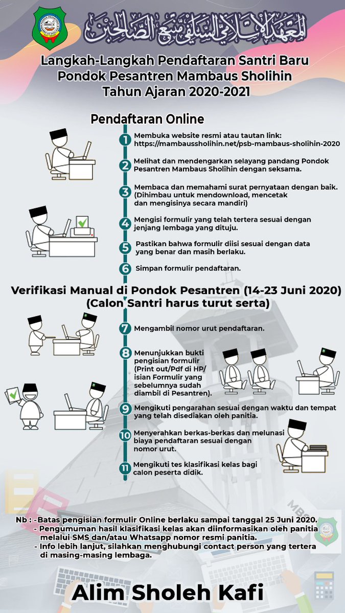 mambaussholihin's tweet photo. BismiLlah ar Rahmaan ar Rahiim
Menjawab banyaknya pertanyaan dari masyarakat yang terkendala akses secara langsung untuk mendapatkan formulir PSB, Pondok Pesantren Mambaus Sholihin menyediakan jalur pendaftaran online.
Untuk lebih detailnya, silahkan klik
https://t.co/eJgdDeSuQf https://t.co/mTAjKg0UAF