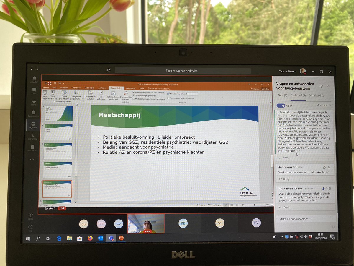 Ann Berens van @UPCDuffel kijkt naar een ‘andere’ toekomst (geen herstart!) en brengt GGZ onder de aandacht in deze coronacrisis. #webinar <a href="/VOKA_HC/">Voka Health Community</a> #HCNKempen