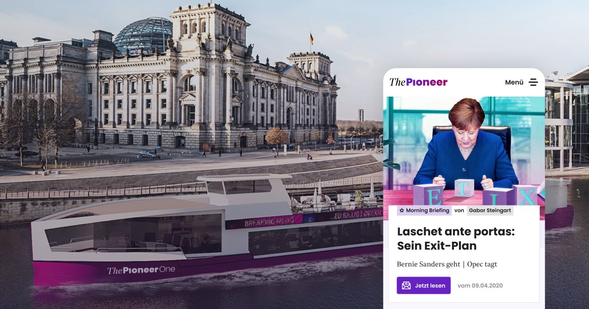 We came on board to help invent, shape and create a new form of independent, investigative information distribution. <a href="/ThePioneerDe/">The Pioneer</a> is the new digital platform sailing through Berlin: bit.ly/2zoYCT0 
Congratulations, we couldn’t be more proud! #ThePioneer #thepioneerone