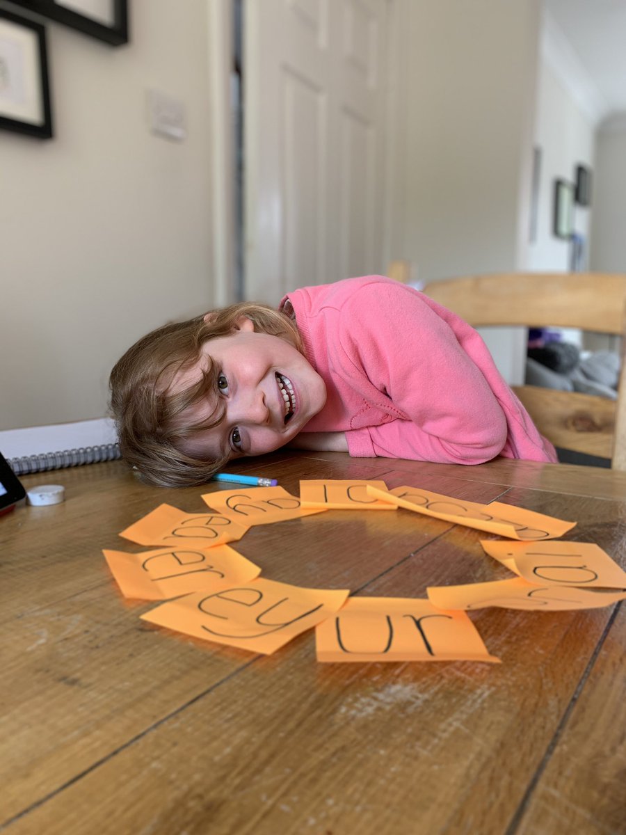 robert_heritage's tweet photo. We had lots of fun doing the interactive phonics lesson. Playing with Lego and tag rugby kept Olivia smiling all morning 😅@CHPSYR1 @corbs85 https://t.co/njpnRQaBge