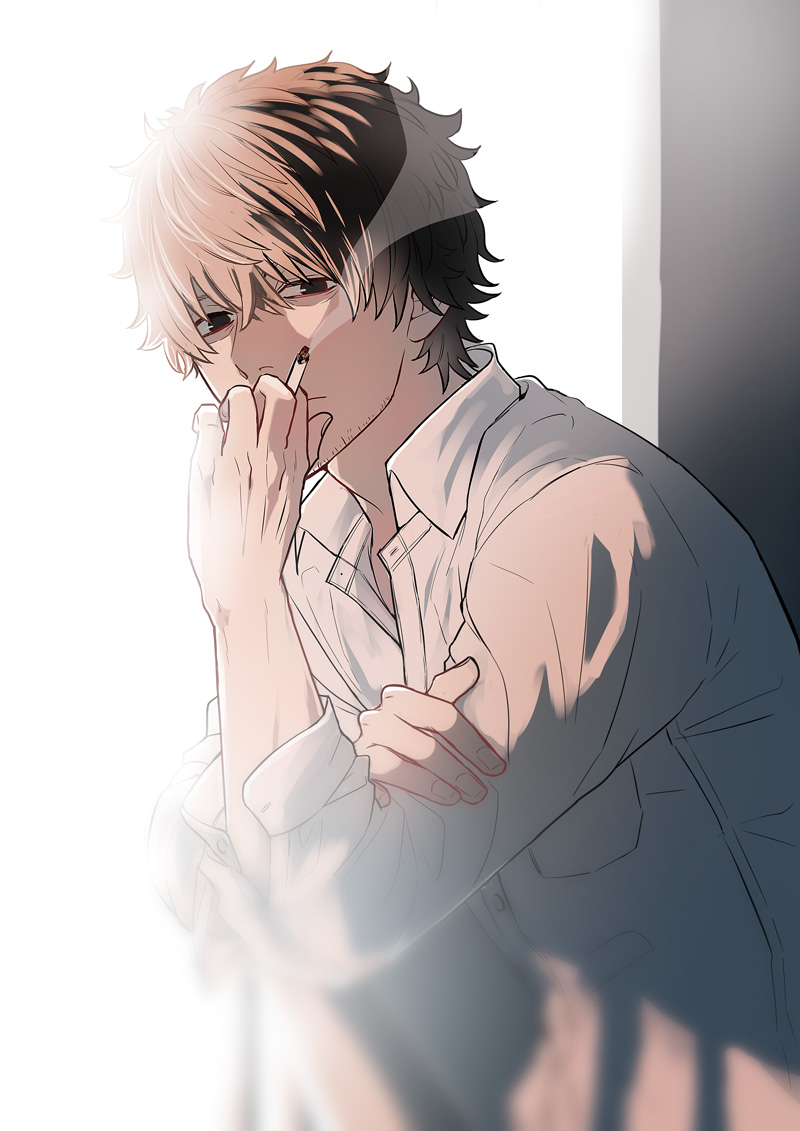 らくがき藤原先生 初期設定では30代前半だったけど 連載の時に設定見直して現在 小賀ちさと 只工４巻発売中 のイラスト